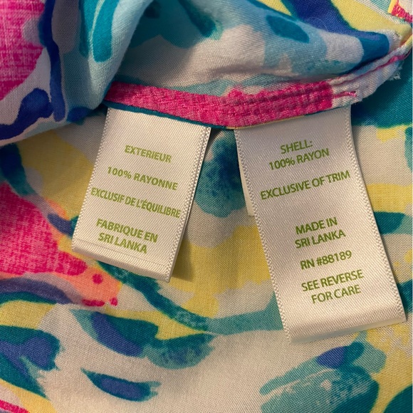 Lilly Pulitzer Willa Top in Magenta Hottie EUC - Picture 6 of 6